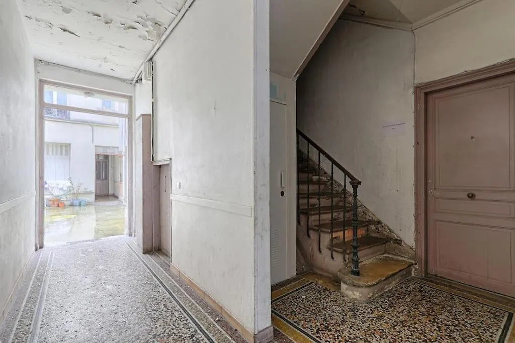 Barbes Buttes Chaumont Cosy Studio 2P Daire Paris Fransa
